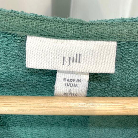 J. Jill Green Hoodie Sweatshirt - Picture 4 of 7